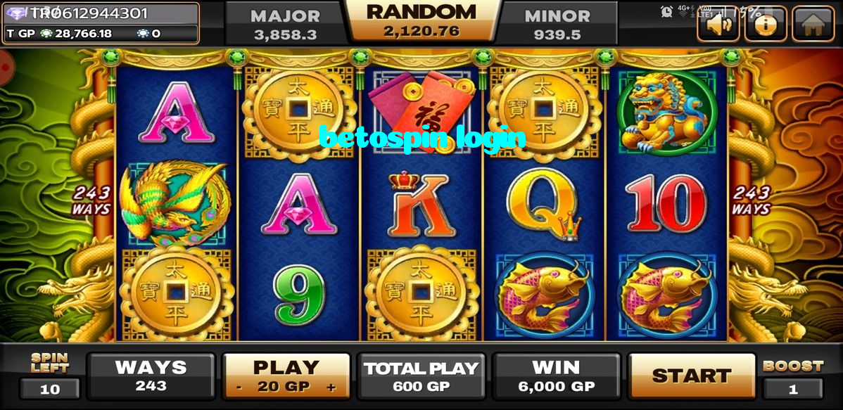 betospin login casino presented on mobile device in Pakistan with slots and live games